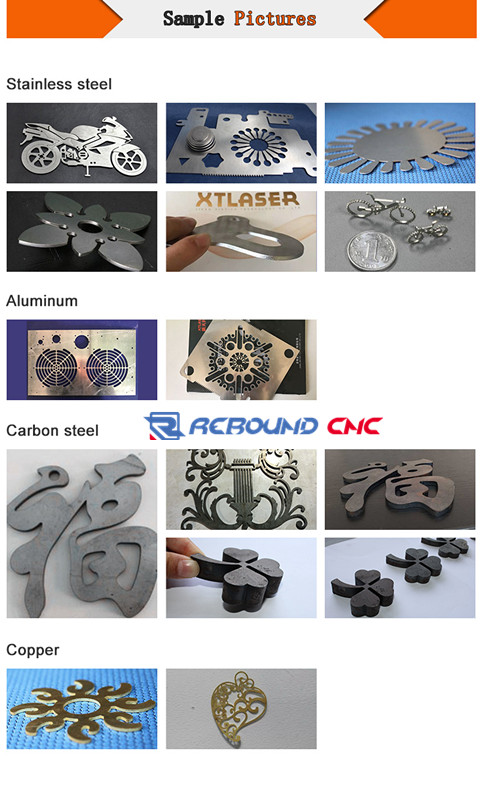 samples of laser cutting